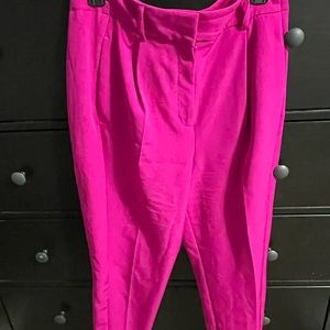Express Hot Pink Editor Pants size 10s